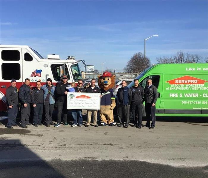 Worcester Fire Fighters, SERVPRO of Worcester and Worcester Bravehearts